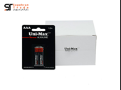 باتری نیم قلمی کارتی الکالاین مدل Power Alkaline بسته 2 عددی یونی مکس Uni Max