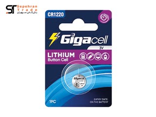 باتری سکه ای لیتیوم کارتی سایز 1220 گیگاسل
