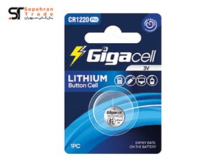 باتری سکه ای لیتیوم پرو کارتی سایز 1220 گیگاسل