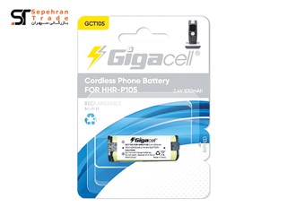 باتری تلفنی 830 میلی آمپر شارژی کارتی کد P 105 گیگاسل