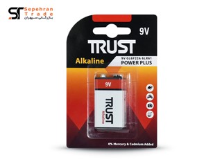 باتری کتابی 9 ولت آلکالاین کارتی تراست