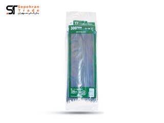 بست کمربندی پلاستیکی سایز 3.6*300 بسته 100 عددی مشکی وای وای YY