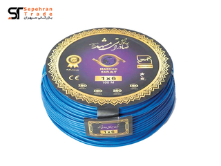 سیم برق افشان 1 در 6 آبی صادراتی مشهد