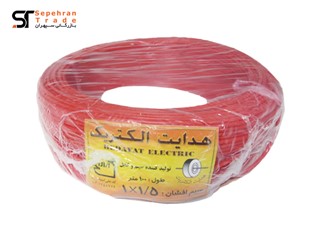سیم برق افشان 1 در 1.5 قرمز هدایت الکتریک سپاهان
