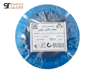 سیم برق افشان 1 در 6 آبی زیتون