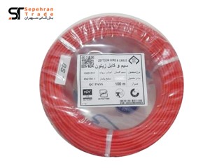 سیم برق افشان 1 در 1 قرمز زیتون