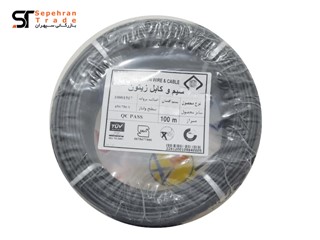 سیم برق افشان 1 در 2.5 مشکی زیتون