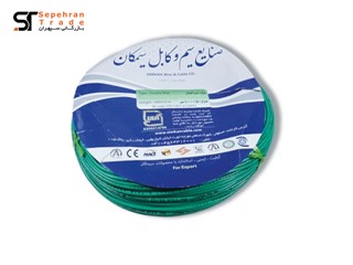 سیم برق افشان 1 در 16 سبز سیمکان