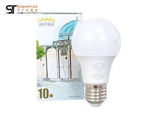 لامپ ال ای دی حبابی 10 وات E27 پرتو پارس