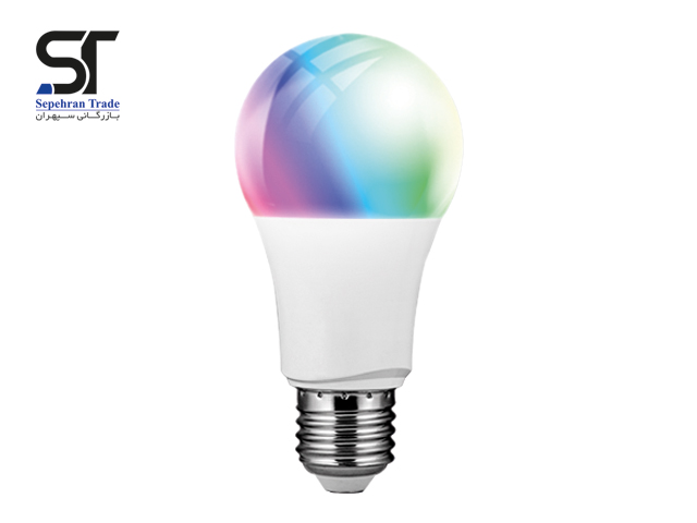 لامپ حبابی رنگارنگ RGBW هوشمند پارس شهاب