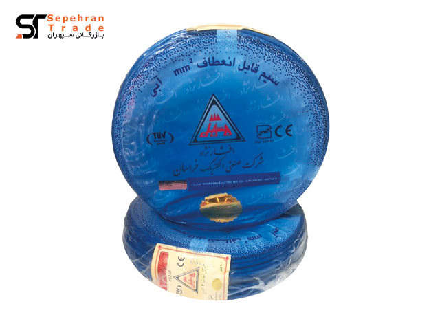 سیم برق افشان 1 در 16 آبی خراسان افشارنژاد