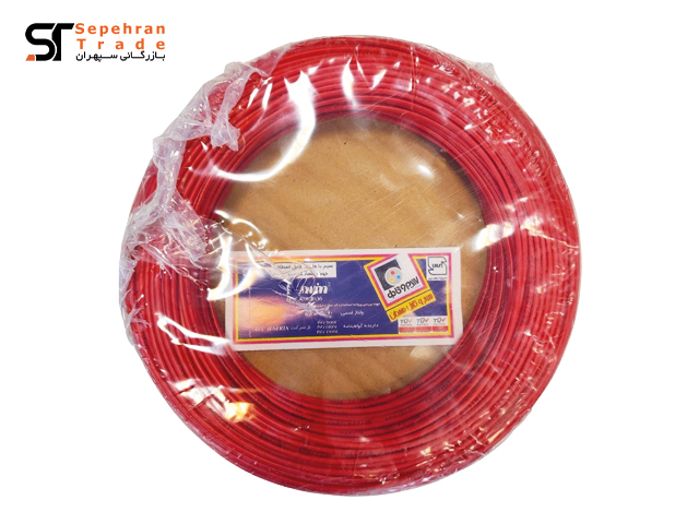 سیم برق افشان 1 در 10 قرمز همدان 
