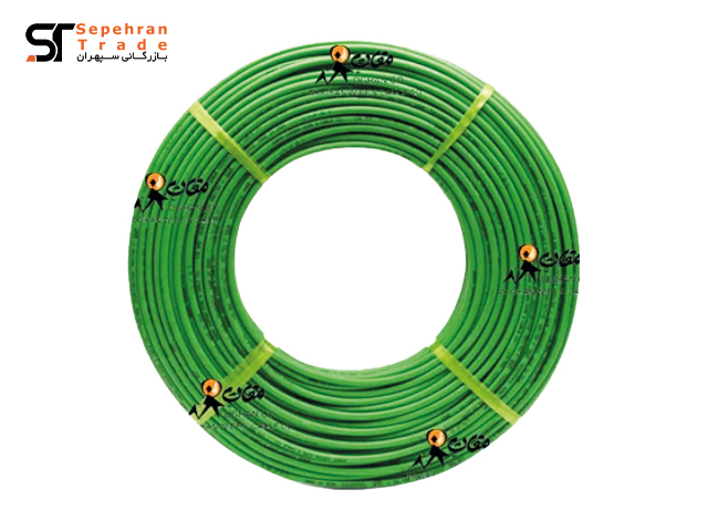 سیم برق افشان 1 در 0.75 سبز مغان