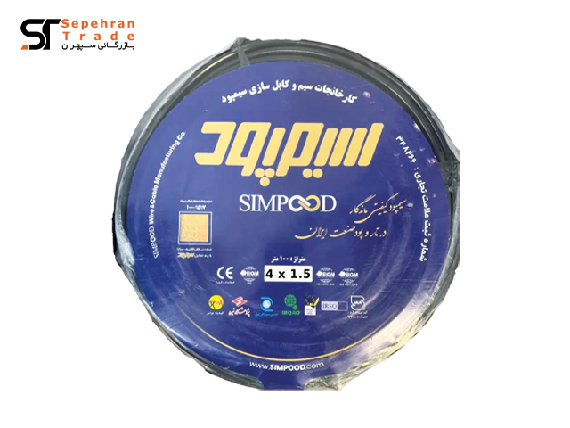کابل برق افشان 4 در 1.5 سیمپود