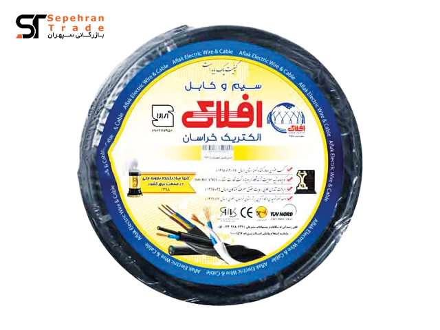 کابل برق افشان 5 در 1.5 افلاک الکتریک خراسان