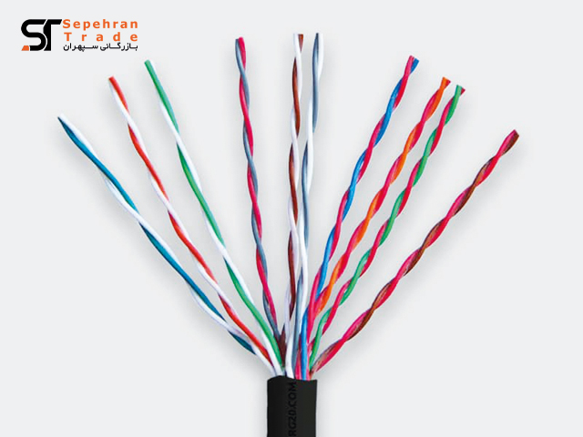 کابل مخابراتی 10 زوج 0.6 هوایی خراسان افشارنژاد