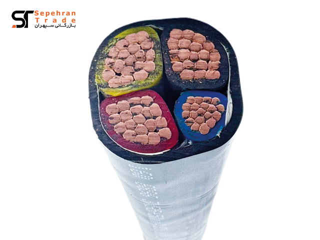 کابل قدرت مفتولی 95+185*3 متال