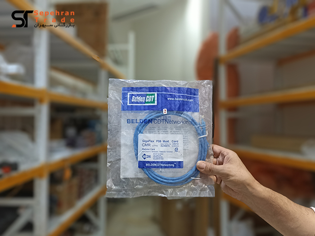 کابل شبکه لن lan متراژ ۲ متری cat6 بلدن